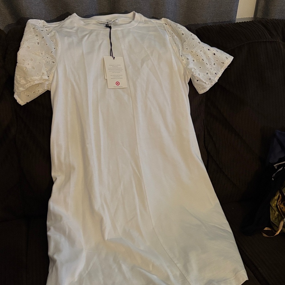 The Nines by HATCH White Midi Dress